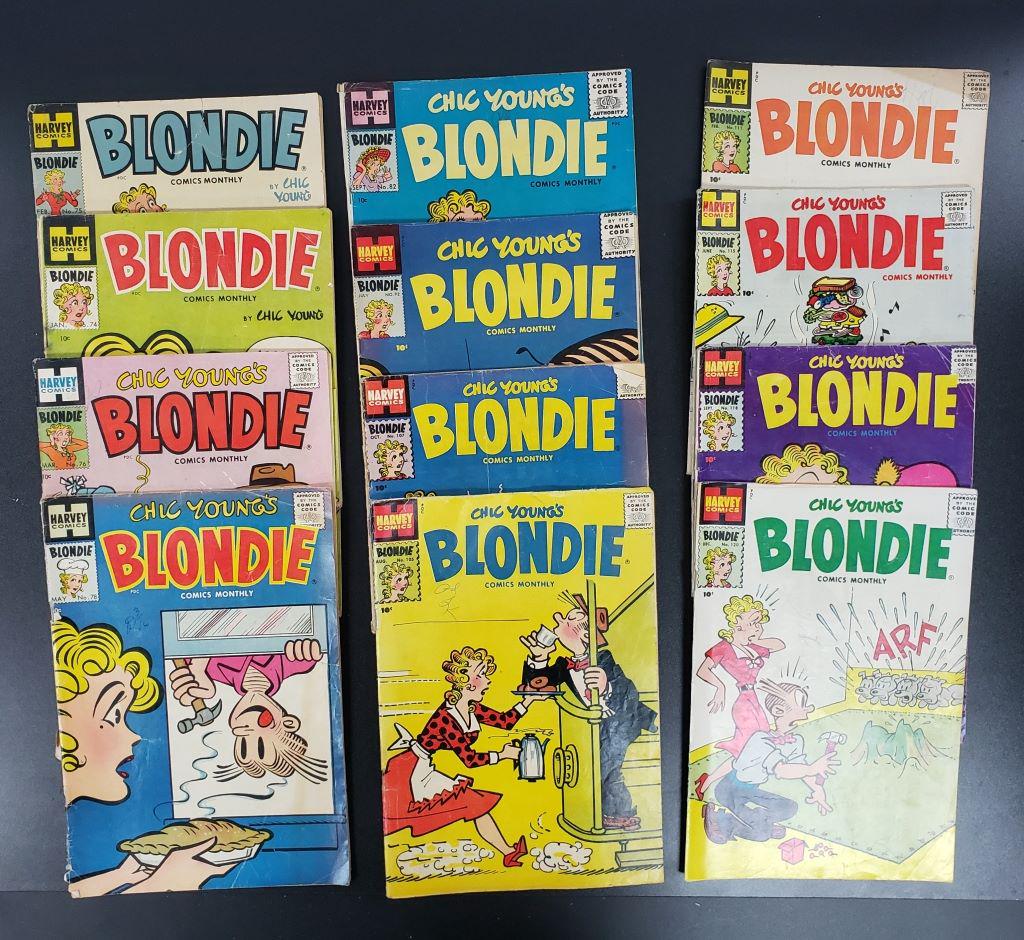 1955-1958 HARVEY COMICS BLONDIE (12) (1 of 7)