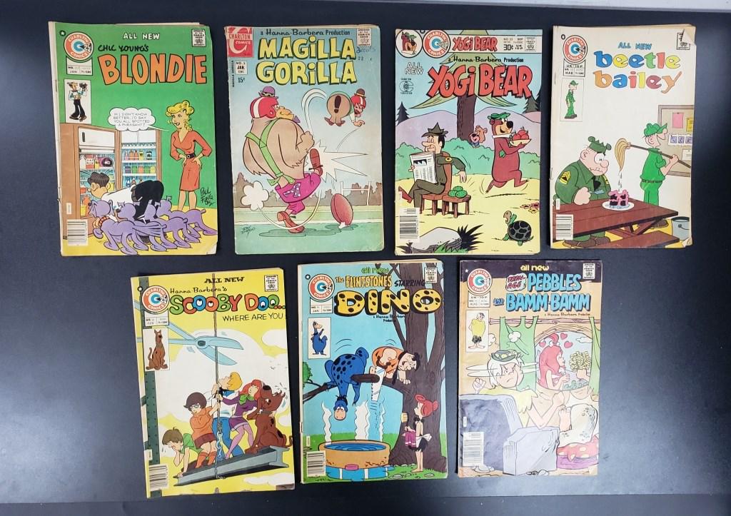 (7) CHARLTON COMICS 1970's MIXED LOT (1 of 2)
