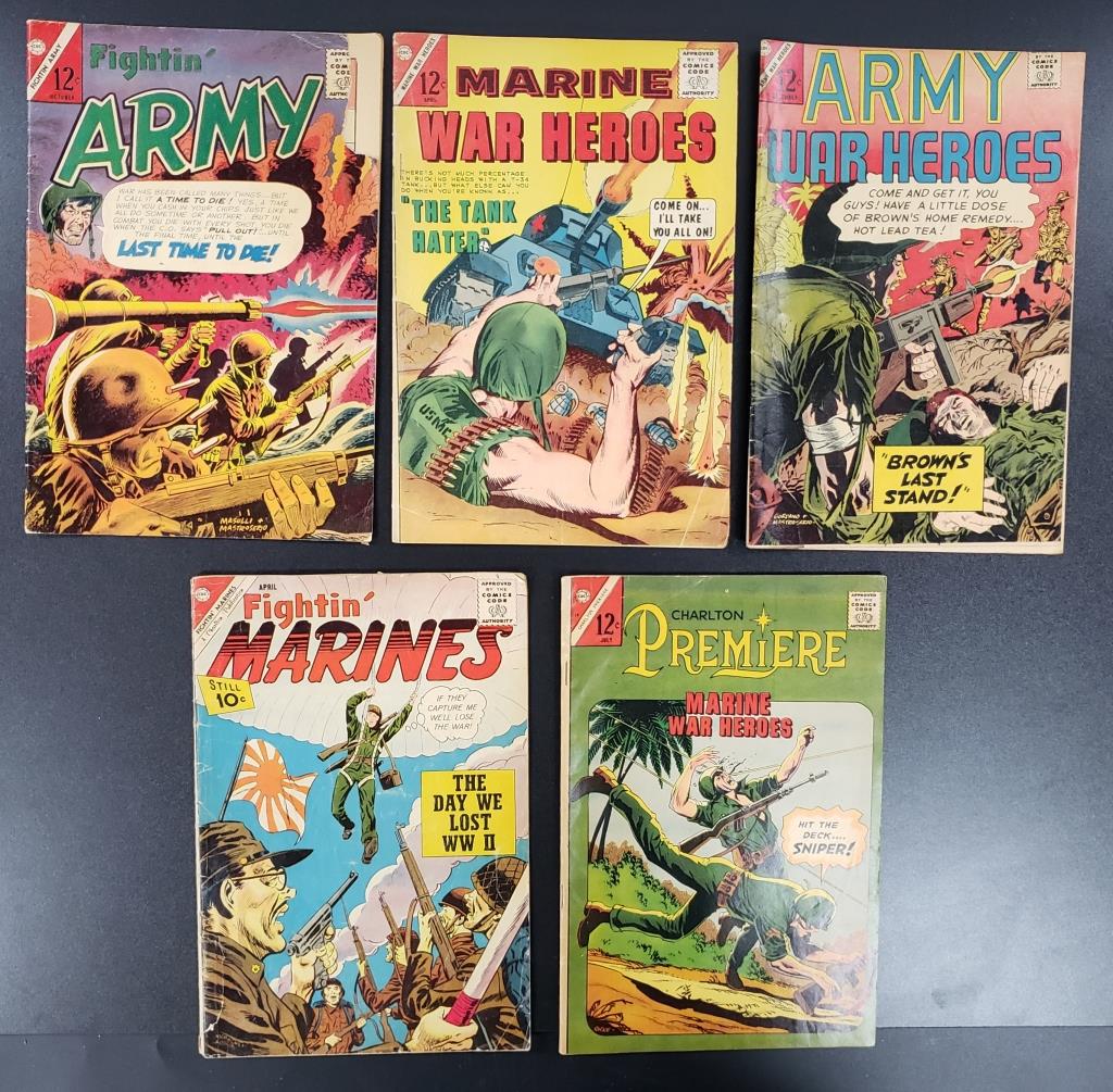 (5) CDC 1960's COMIC BOOKS MIXED LOT (1 of 2)