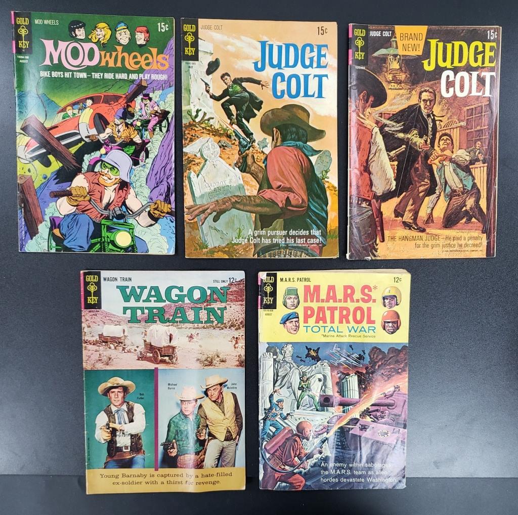 (4) GOLD KEY - 1971 MOD WHEELS, (1 of 2)