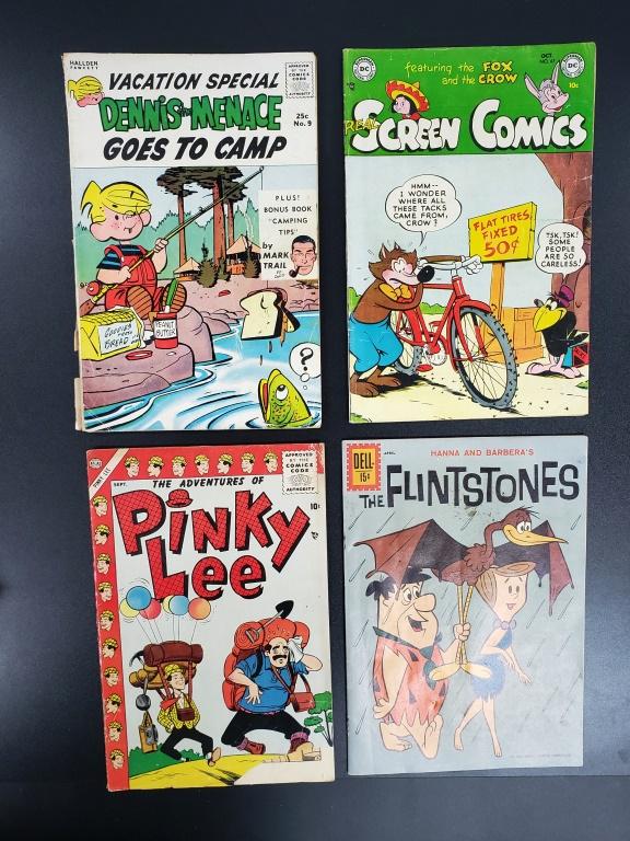 (4) VTG COMICS - 1953 REAL SCREEN COMICS (1 of 2)