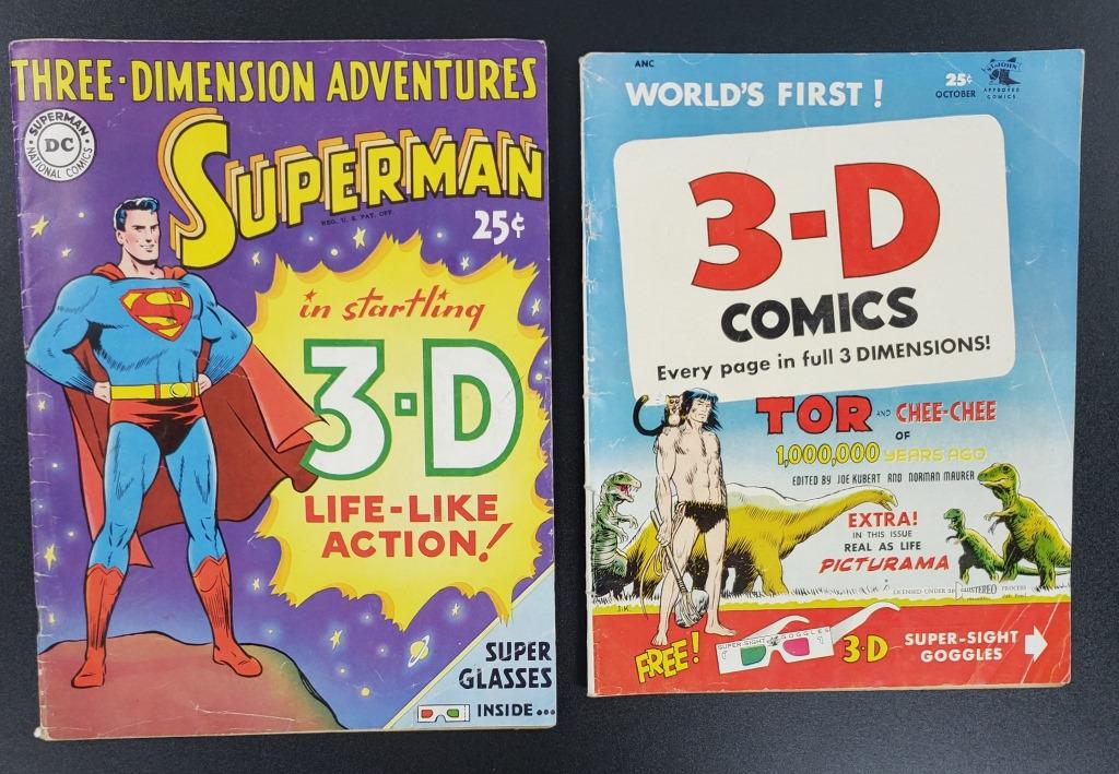 1953 DC SUPERMAN 3-D COMIC #1 GOLDEN AGE (1 of 2)