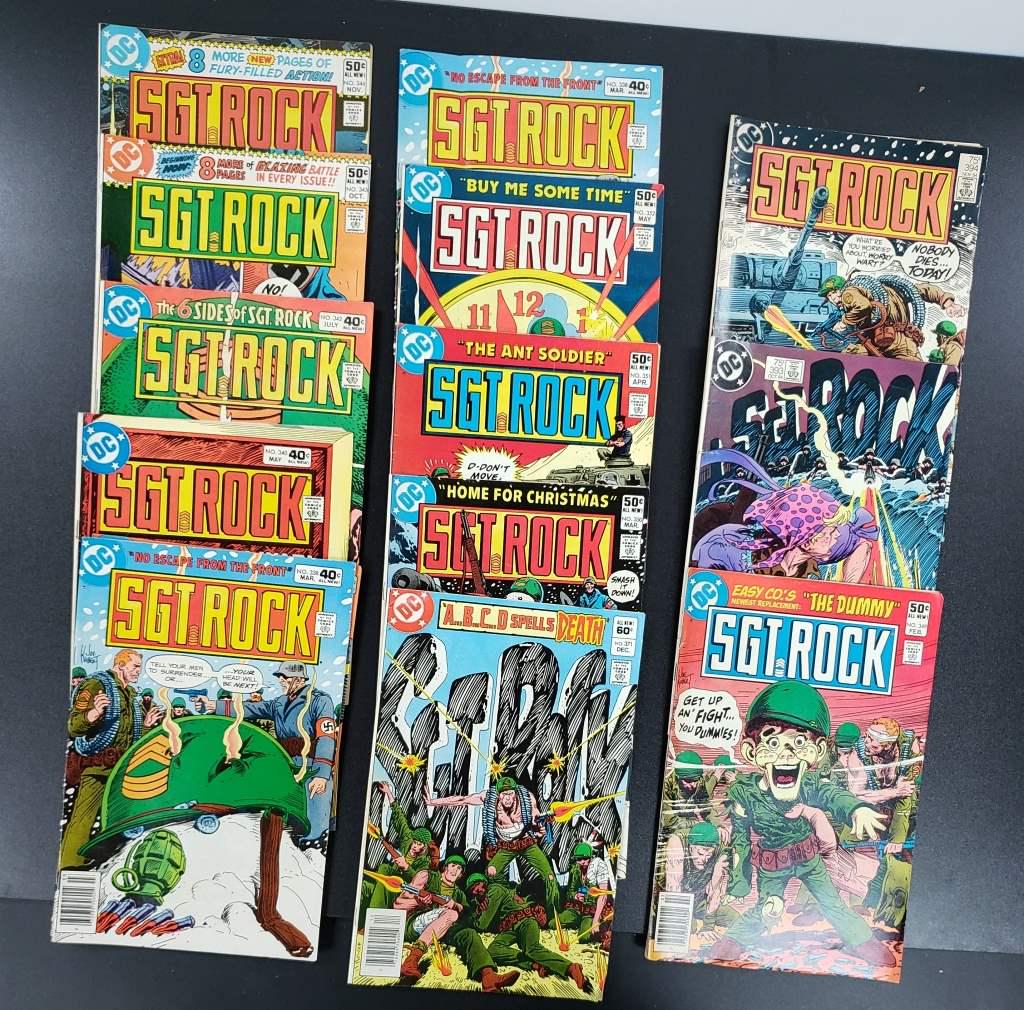 (14) 1980-84 "SGT ROCK" DC COMICS (1 of 7)