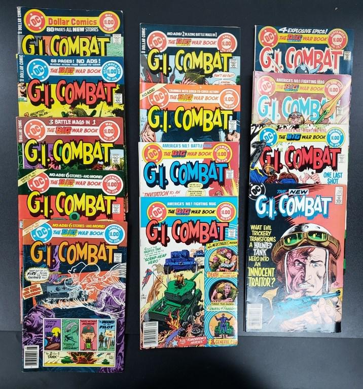 (13) G.I. COMBAT DC COMIC LOT $1 ISSUES (1 of 7)