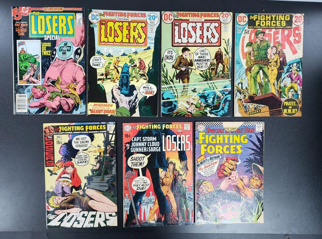 (7) OUR FIGHTING FORCES DC COMICS (1 of 2)