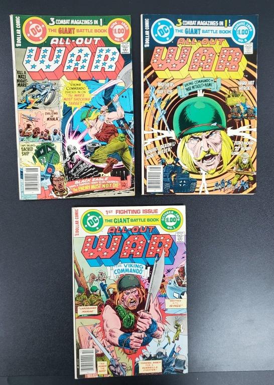 (3) ALL-OUT WAR DC COMICS (1 of 2)