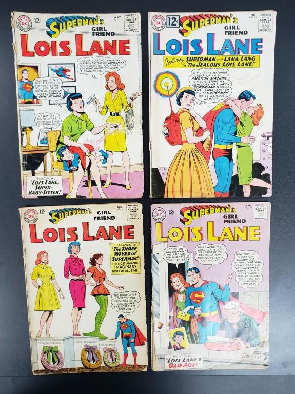 (4) VTG LOIS LANE DC COMICS (1 of 2)