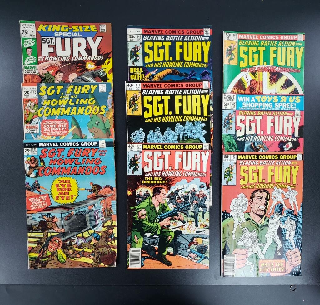 (9) SGT FURY HOWLING COMMANDOS 1971-1981 (1 of 7)
