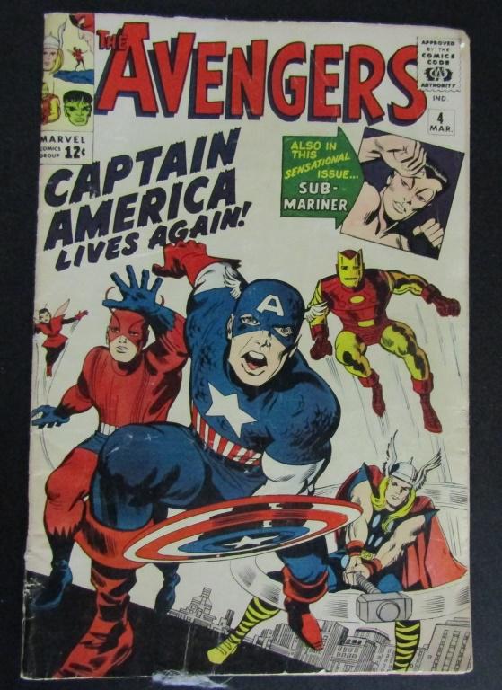 MARVEL 1964 THE AVENGERS #4 (1 of 2)