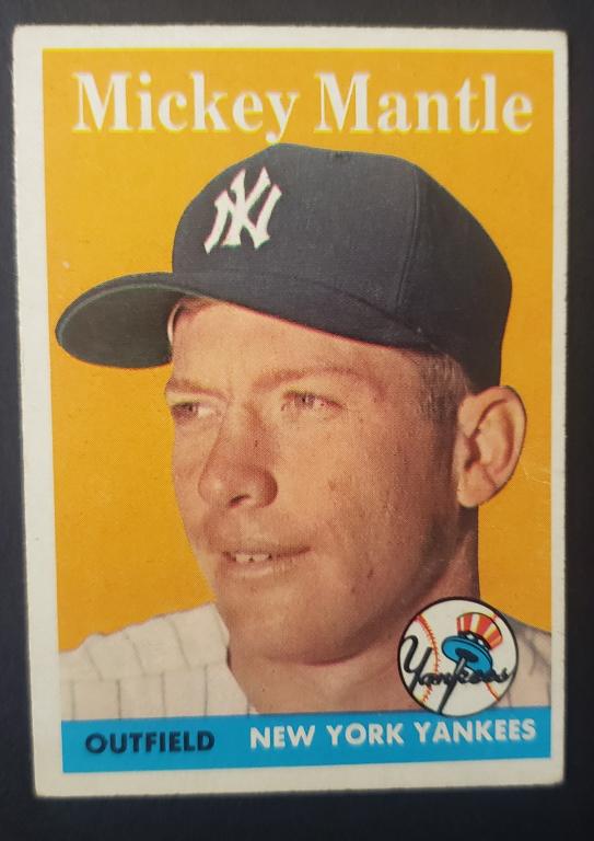 1958 TOPPS #150 MICKEY MANTLE (1 of 2)