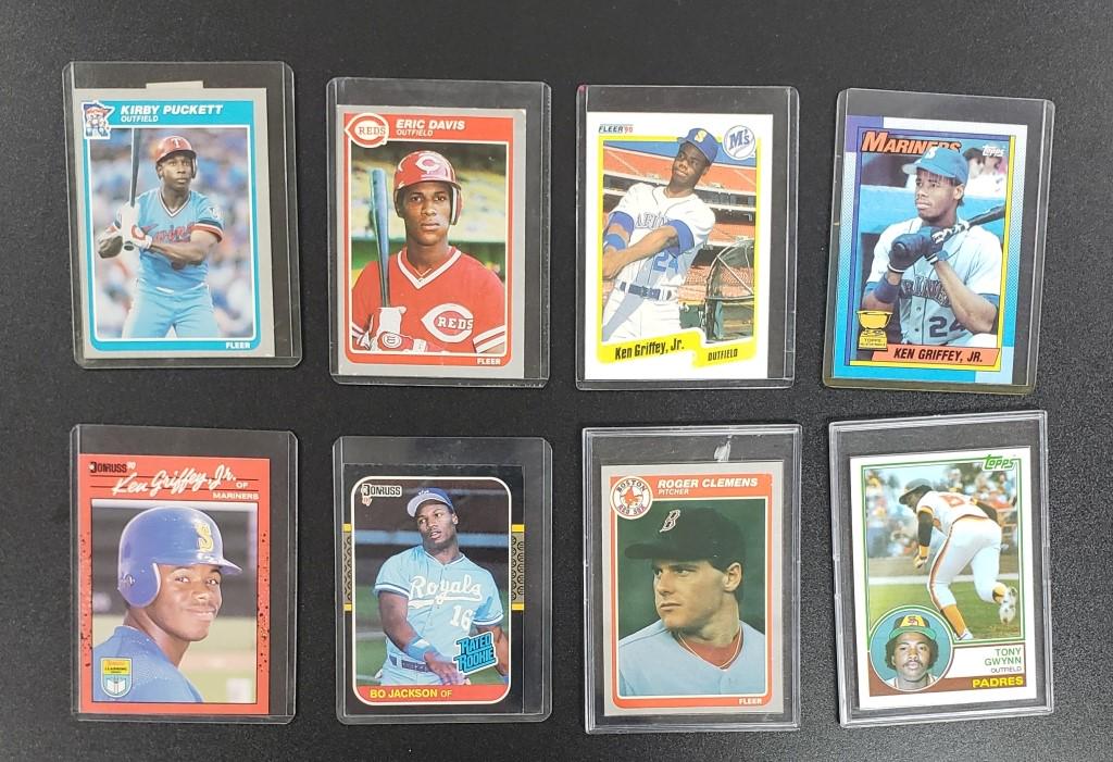 (8) BASEBALL ROOKIE & STARS ONLY (1 of 2)