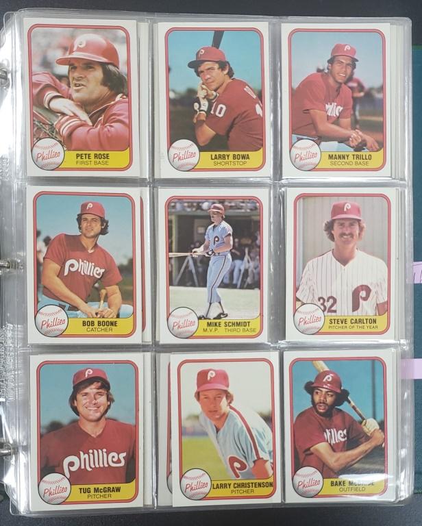 1981 FLEER BASEBALL NEAR SET plus OVER 640! (1 of 4)