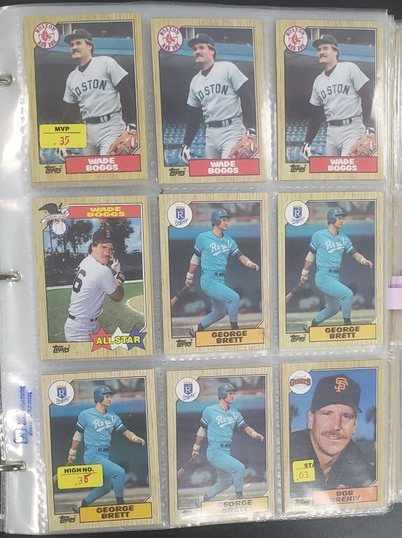 OVER 350 1987 TOPPS BASEBALL CARDS (1 of 4)