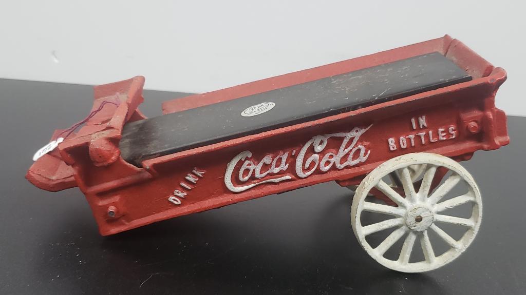 Cast Iron Coca-Cola Delivery Wagon (1 of 6)