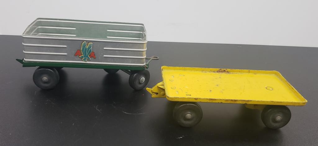 (2) DOEPKE "MODEL TOY" WAGONS (1 of 5)