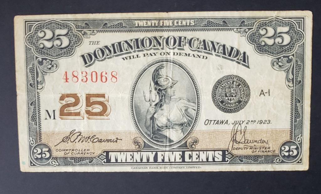 1870 Dominion of Canada 25c (1 of 2)