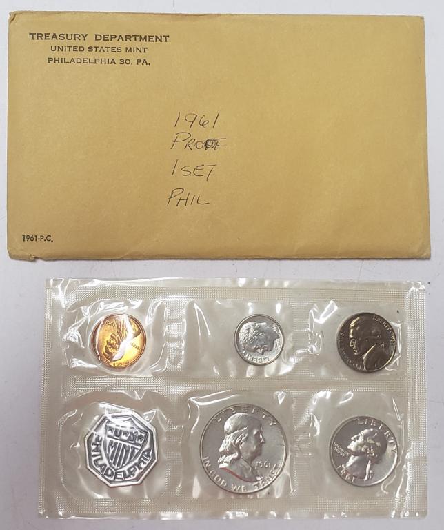 1961 U.S. PROOF SETS (1 of 2)