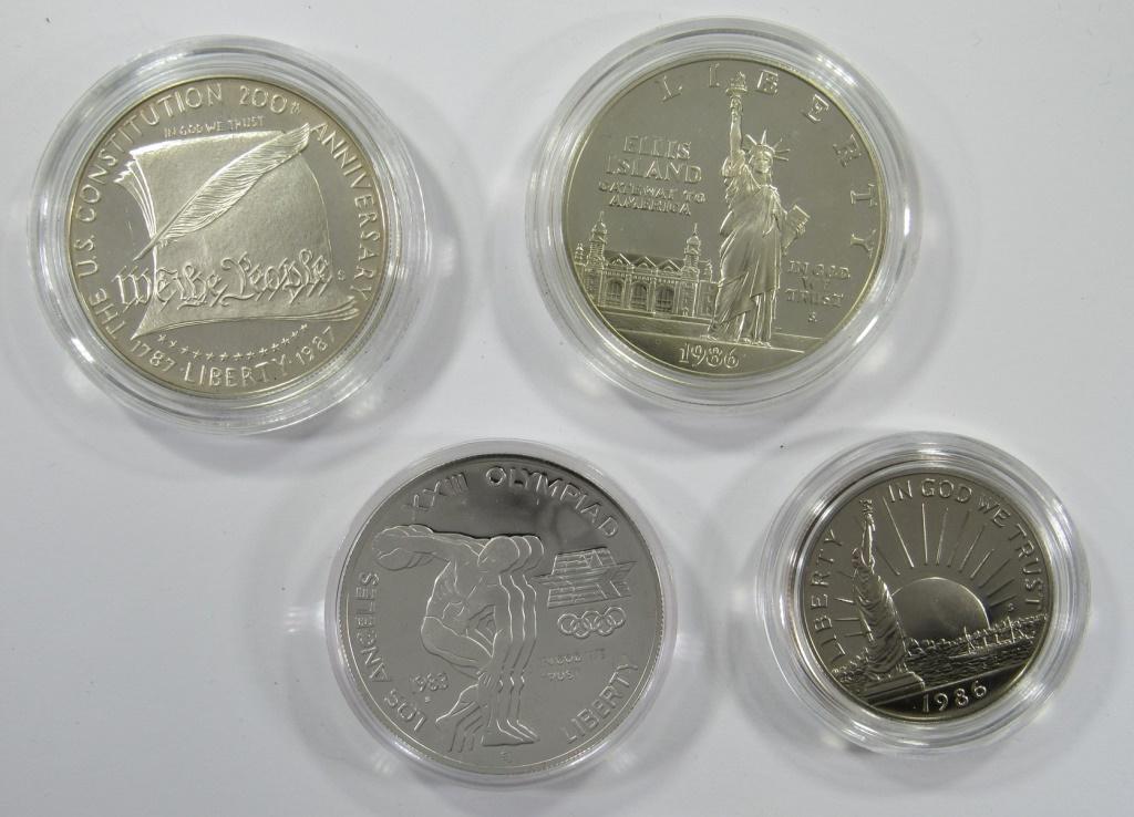 1987 CONSTITUTION PROOF SILVER DOLLAR; (1 of 3)