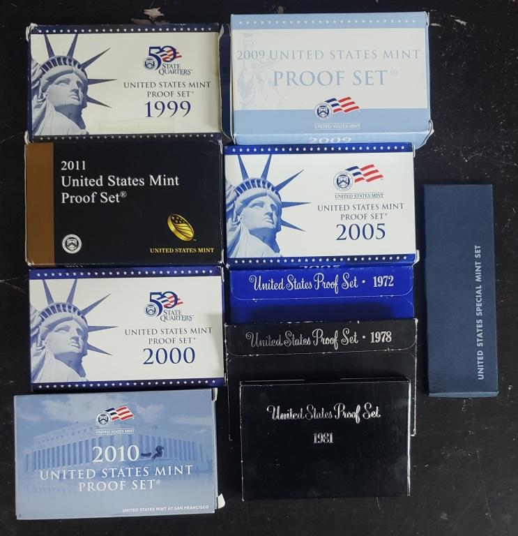 10 - U.S PROOF SETS 1966-2011 (1 of 1)