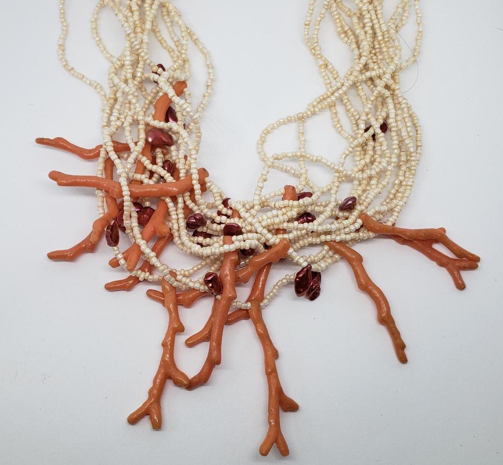 VINTAGE BEADED MULTI LAYERED NECKLACE (1 of 3)