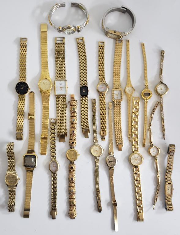 20 LADIES QUARTZ WRIST WATCHES -CITIZEN-ARMITRON,E (1 of 15)