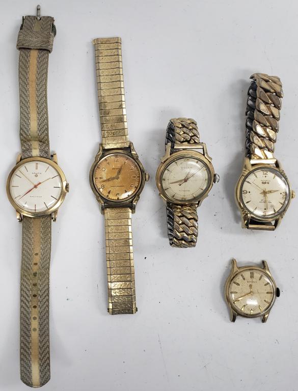 5 Mens Watches--WINDING MECHANICAL (1 of 6)