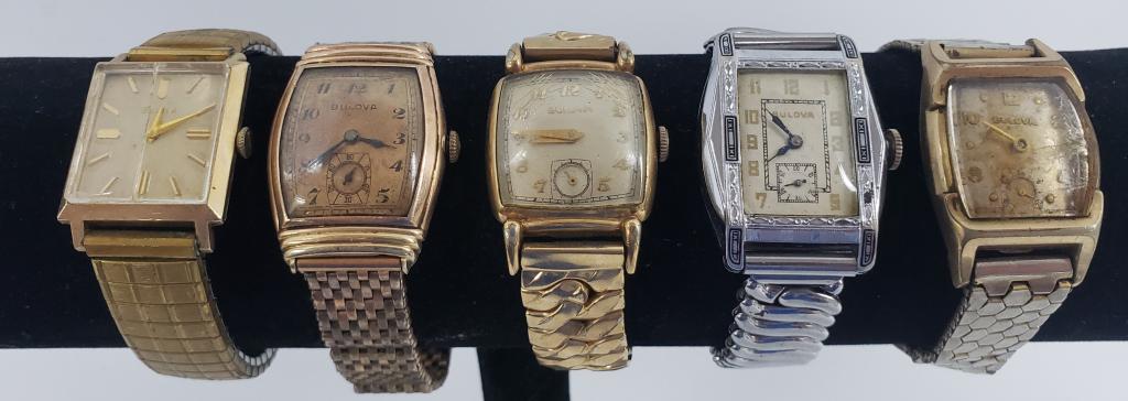 5 Mens Mechanical Winding Watches-Bulova (1 of 5)