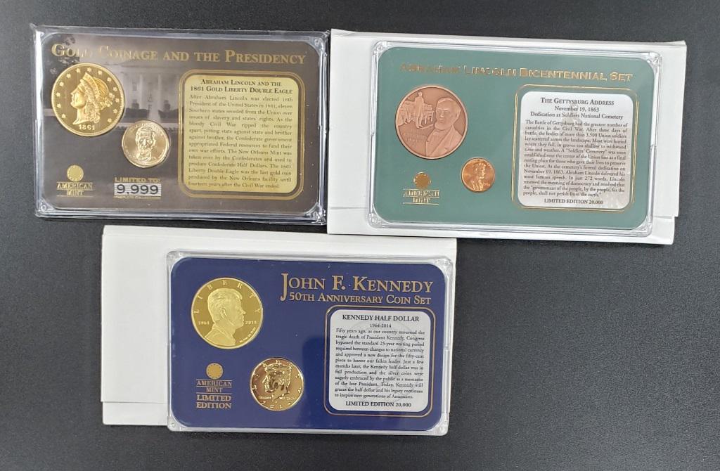 3 American Mint Limited Edition Sets (1 of 2)