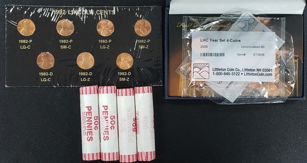 Lincoln Cents - 1909 VDB, Shield Reverse, 2009 Rev (1 of 1)