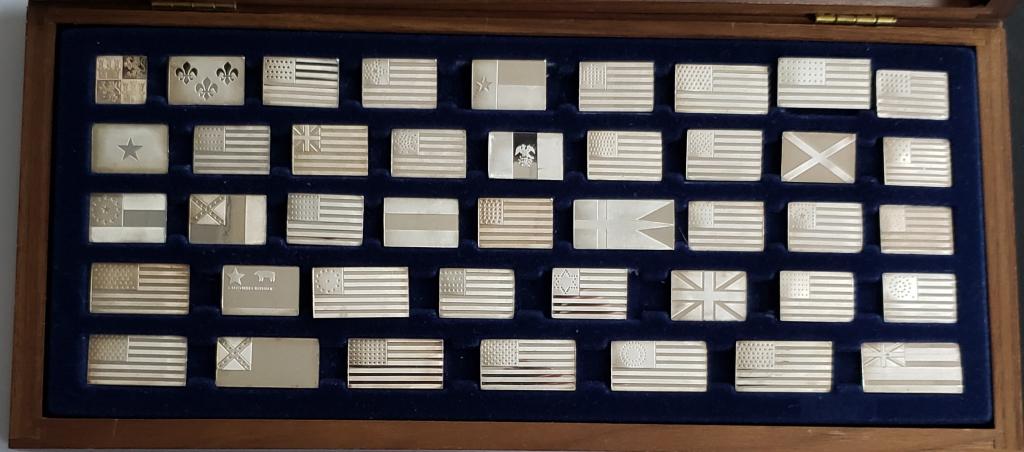 Franklin Mint Sterling Silver Flag Collection (1 of 1)