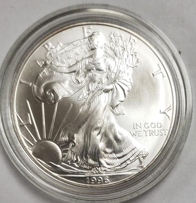 1996 American Silver Eagle Uncirculated - Key Date (1 of 3)