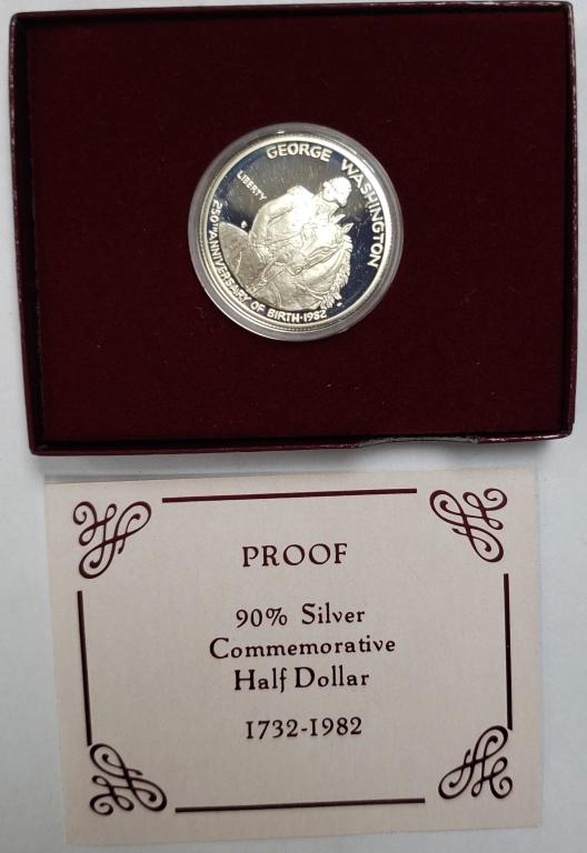 1982 Washington Comm. Silver Half Dollar - Proof (1 of 2)