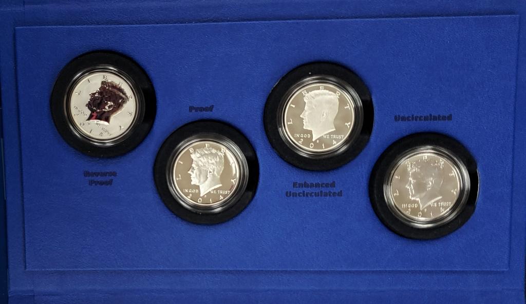 50th Anniversary Kennedy Half Dollar 4 Coin Set (1 of 4)