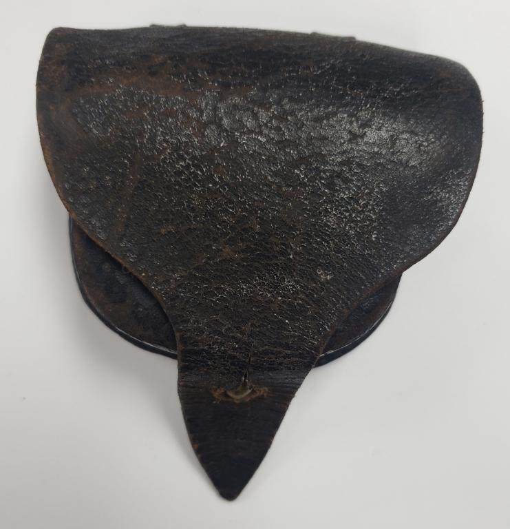 Rare Civil War A. W Decrow Maker (Compass?) Pouch: Bangor, ME. Leather is cracking. Needs some restoring.