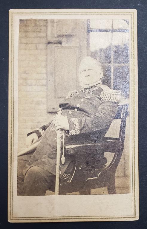 Civil War Union General Winfield Scott CDV W/Sword (1 of 2)