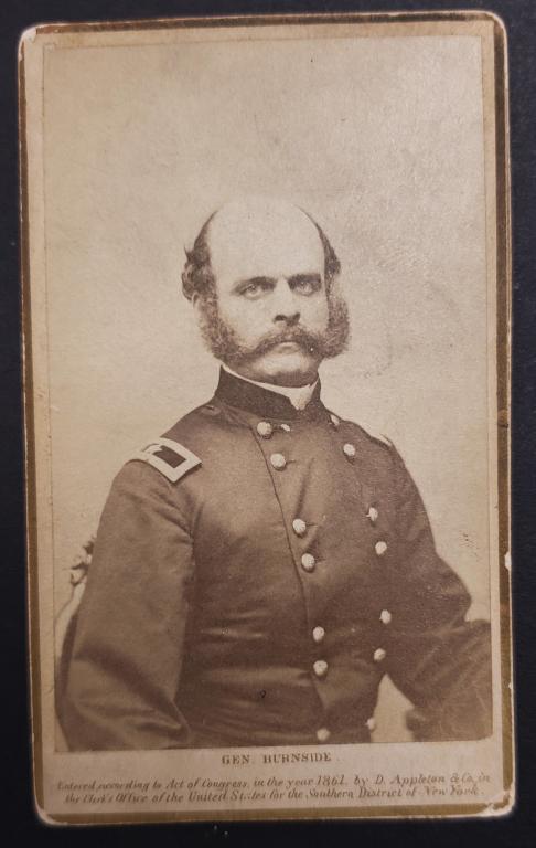 Civil War General Burnside CDV (1 of 2)