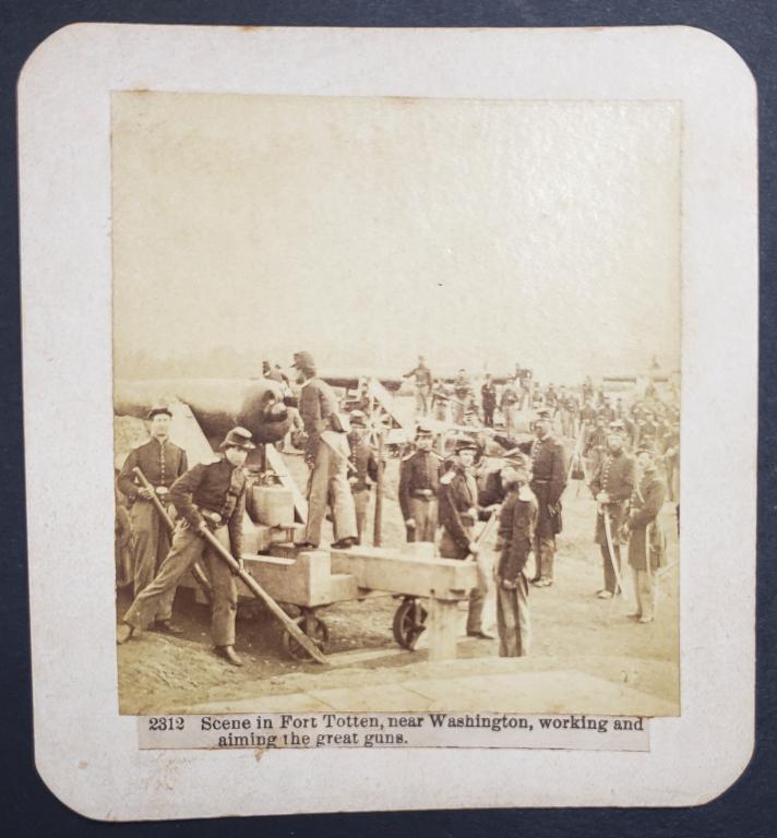 Civil War Scene "The War For The Union" Fort Toten: This was made about a quarter century after the war by John C. Taylor.