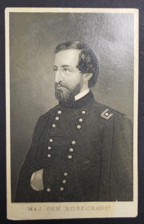 Civil War Union General Rosecrans CDV Photo Card (1 of 2)