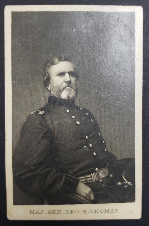 Civil War Union General George H Thomas CDV Card (1 of 2)