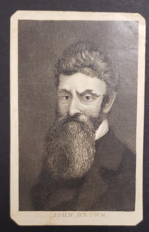 Civil War Slavery Abolishinist John Brown CDV Card (1 of 2)