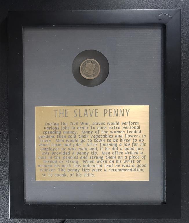 1851 Large Cent "The Slave Penny" (1 of 2)