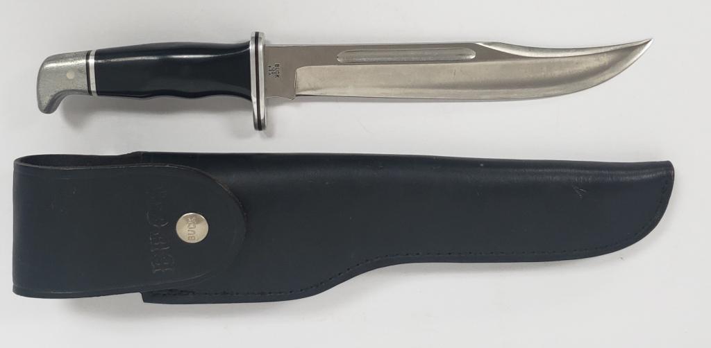 Vintage Buck 120 Fixed Blade Hunting Knife: In Excellent Condition!
