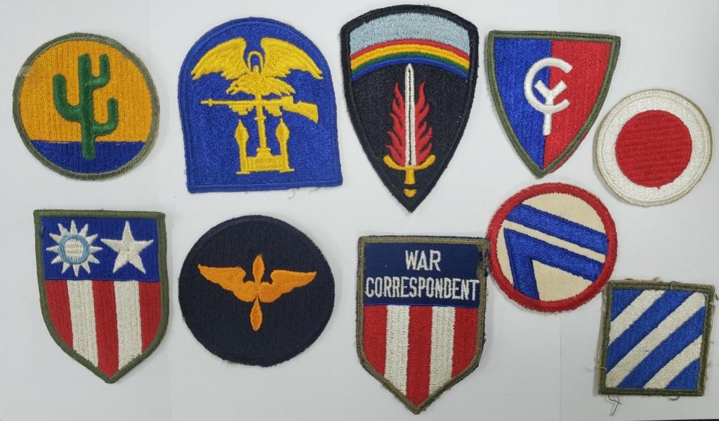 10 WWII Era US Army Patches (1 of 2)