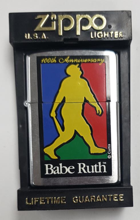 1995 Zippo Lighter - Babe Ruth 100th Anniversary (1 of 5)