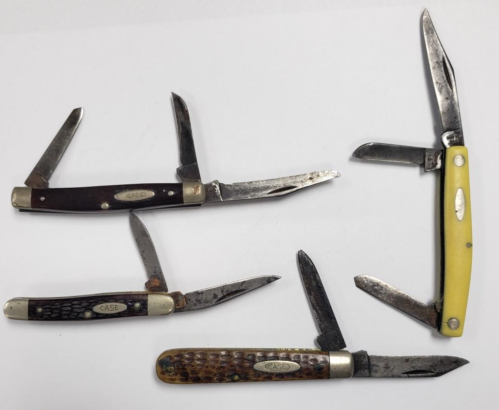 4 Vintage Case XX Knives For Parts or Restoration (1 of 7)