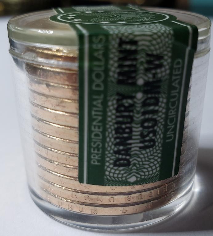 2010 Willard Filmore Pres. Dollars Danbury Mint UN: 12 Dollars in the sealed roll.