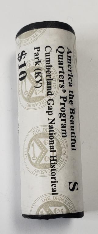 2016-S US Mint Roll Am Beautiful Cumberland Gap NH (1 of 3)
