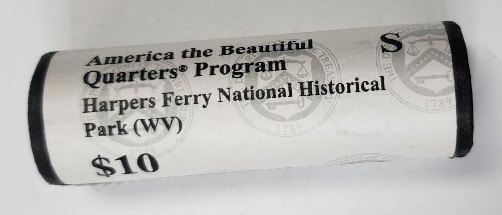 2016-S US Mint Roll Am. Beautiful Harpers Ferry NH (1 of 3)