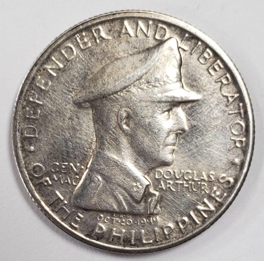 1947-S Philippines Silver Peso MacArthur (1 of 2)