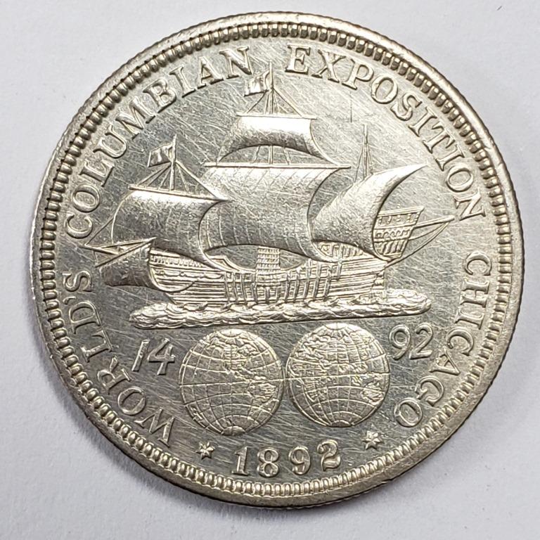 1892 BU COLUMBIAN HALF DOLLAR (1 of 2)